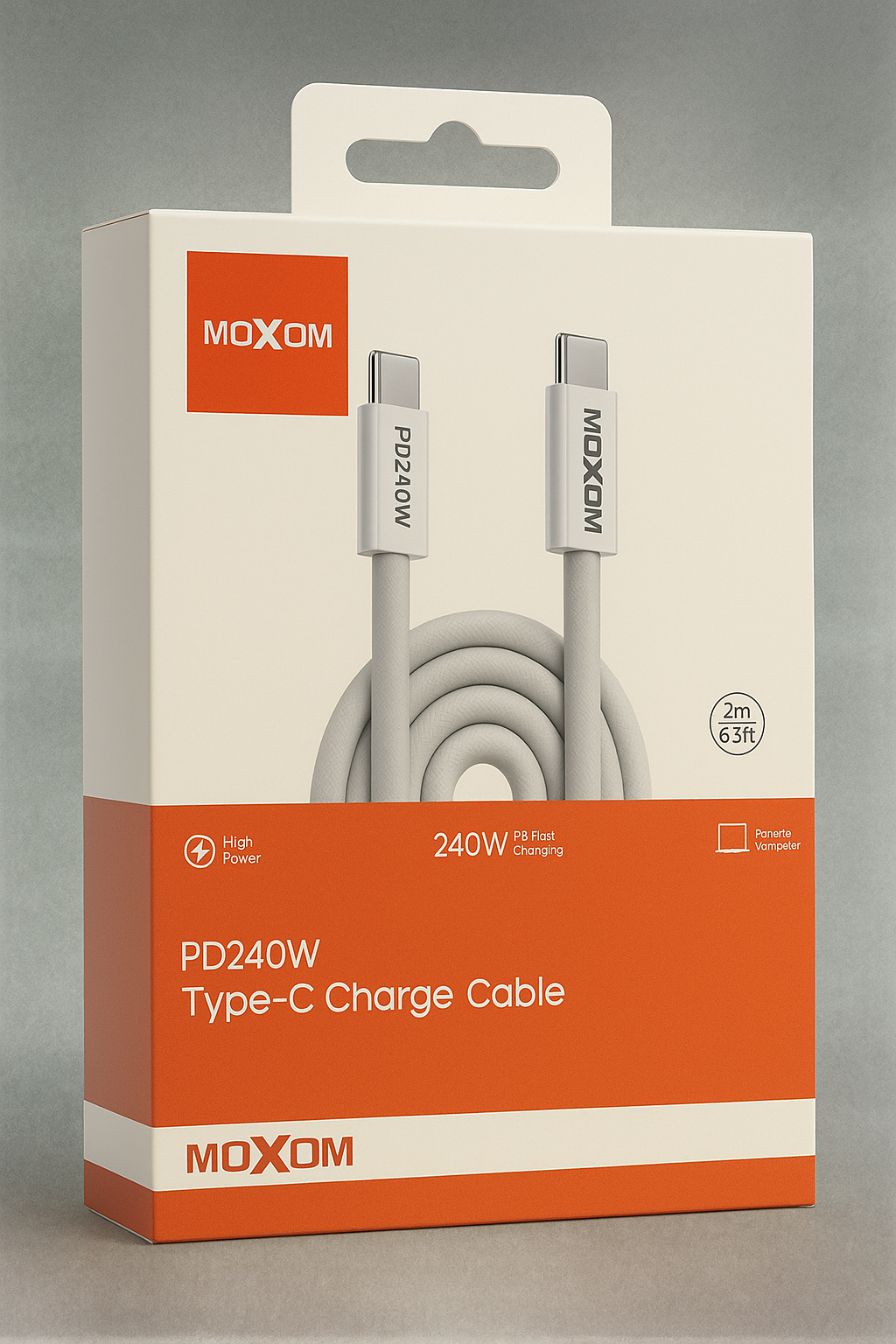 MOXOM LX-CB908 Type-C To C Cable – 2 Meter