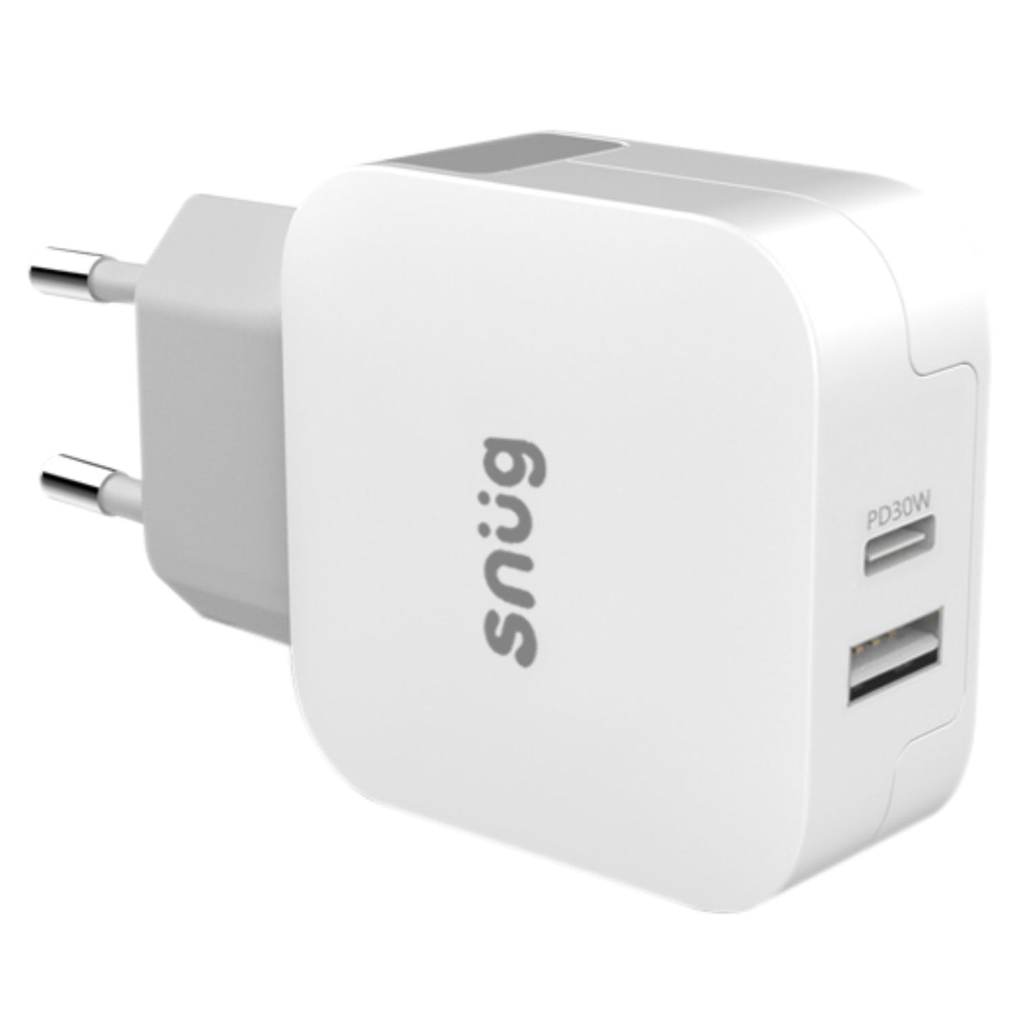Snug 2 Port PD USB Home Charger 30W