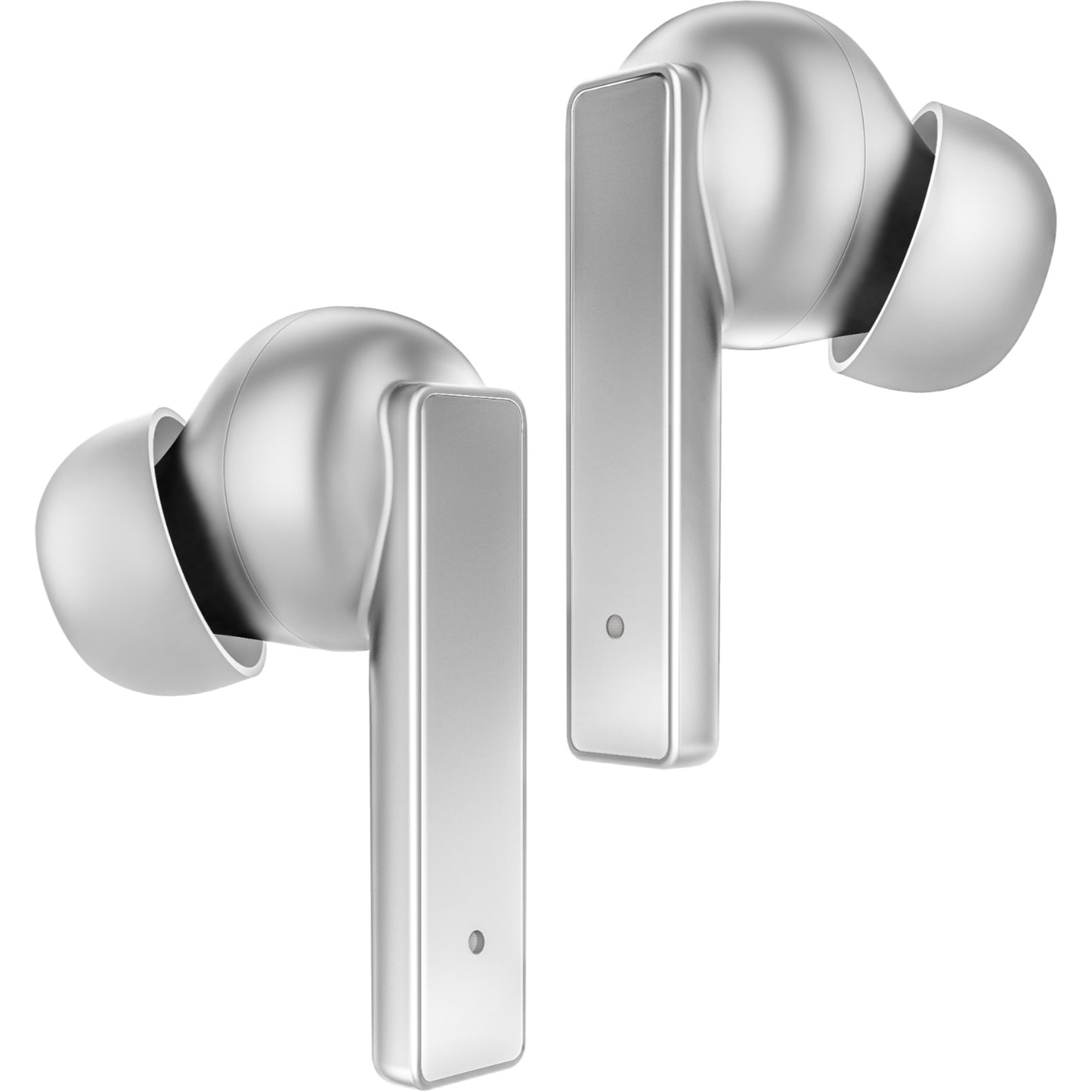 Burtone Metal Series Wireless Earbuds Silver