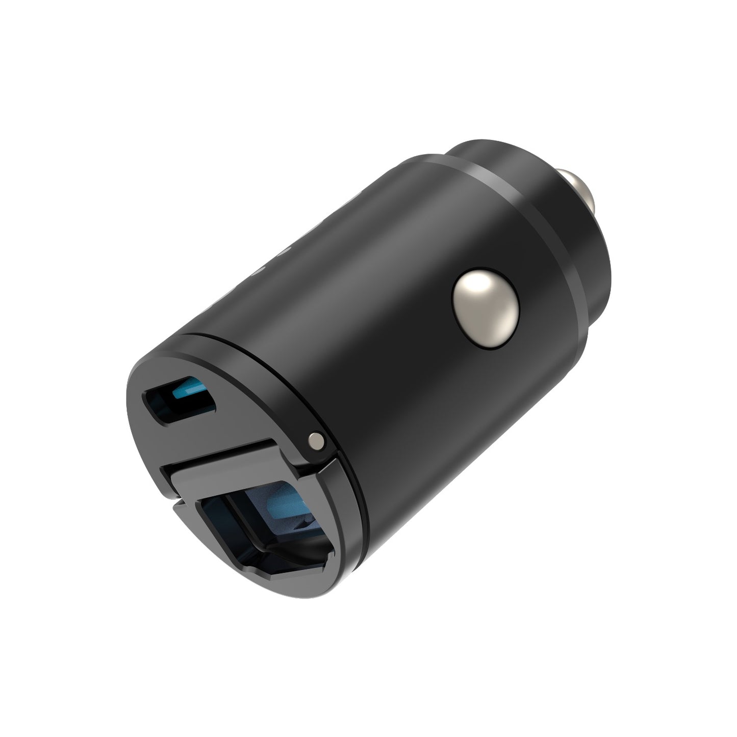 Snug Dual Port Mini Car Charger PD/USB 30W – Black