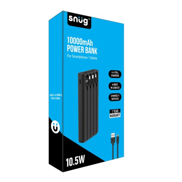 Snug 4 Cable Powerbank – 10000mAh