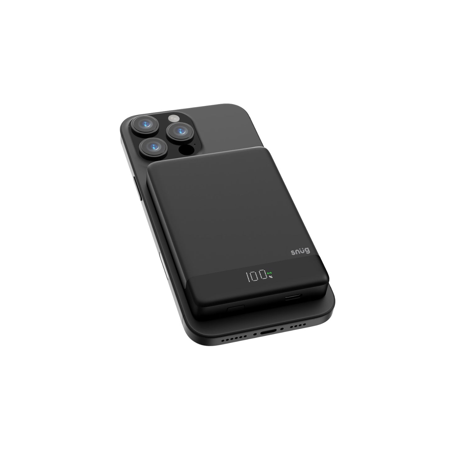 Snug Magnetic Powerbank – 10000mAh – Black