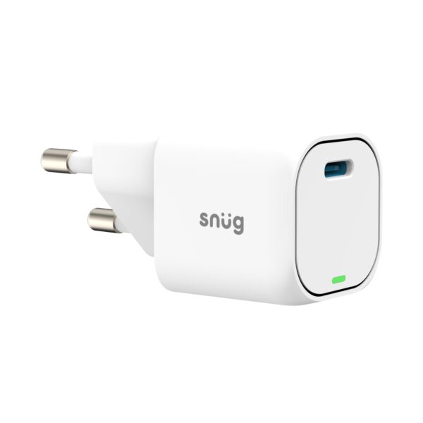 Snug 1 Port Mini PD Home Charger – 25W – White