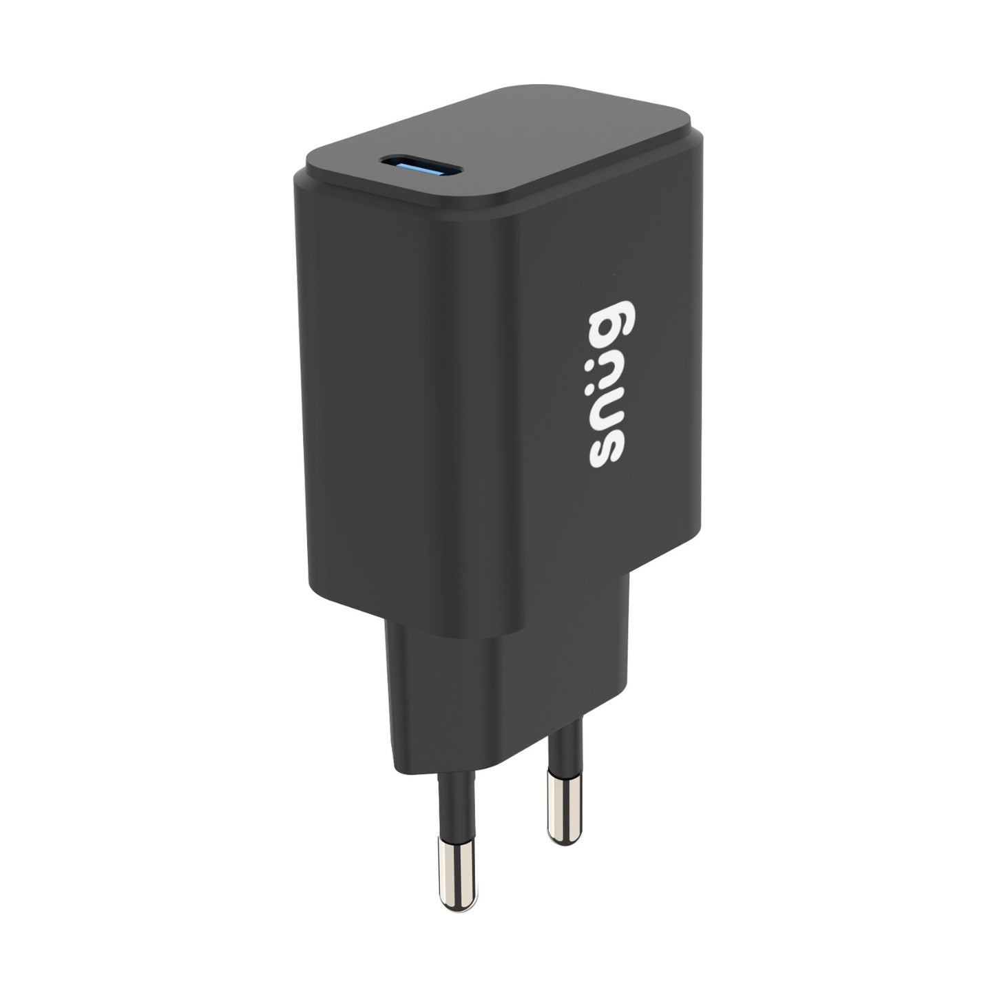 Snug 1 Port Mini PD Home Charger – 25W – Black