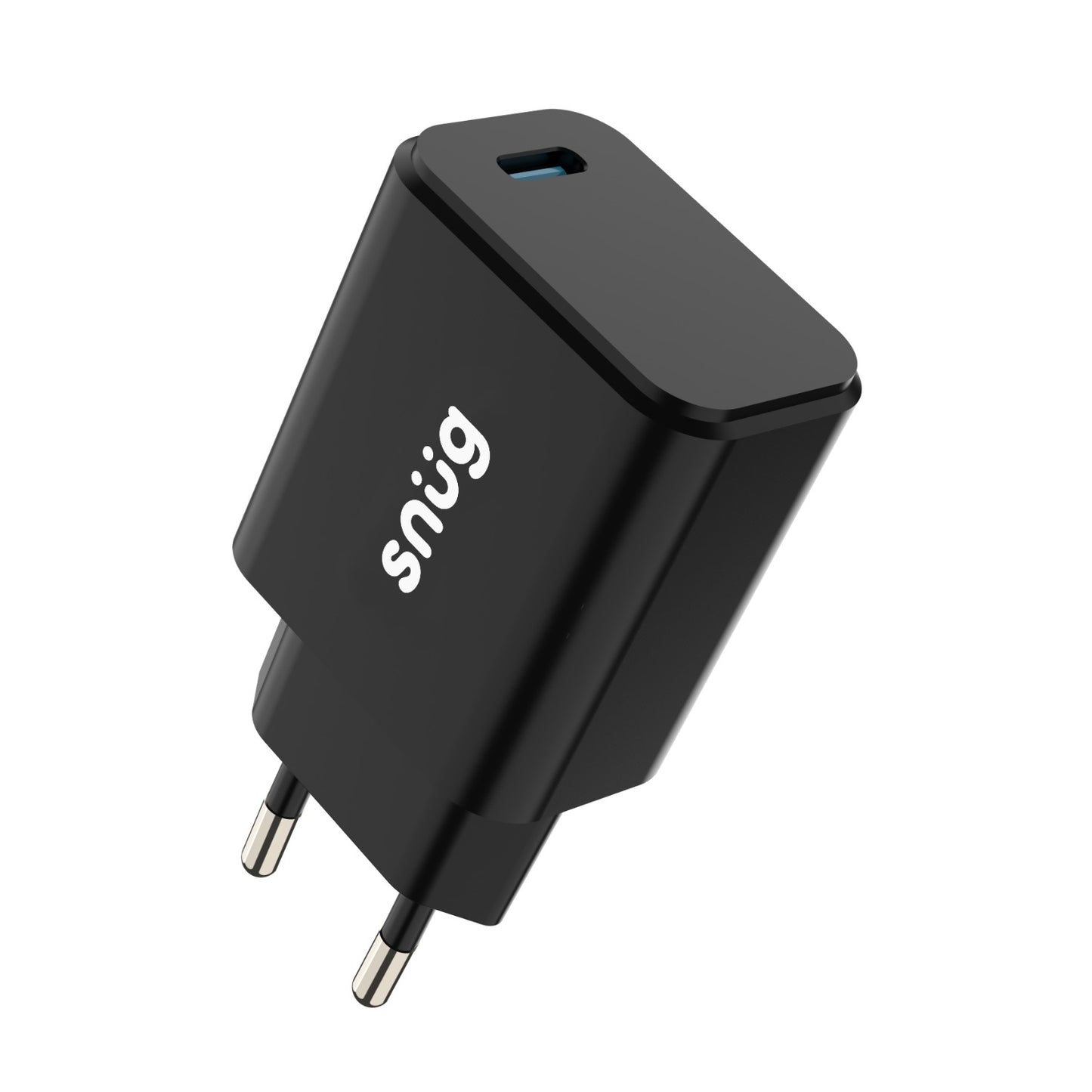 Snug 1 Port Mini PD Home Charger – 25W – Black