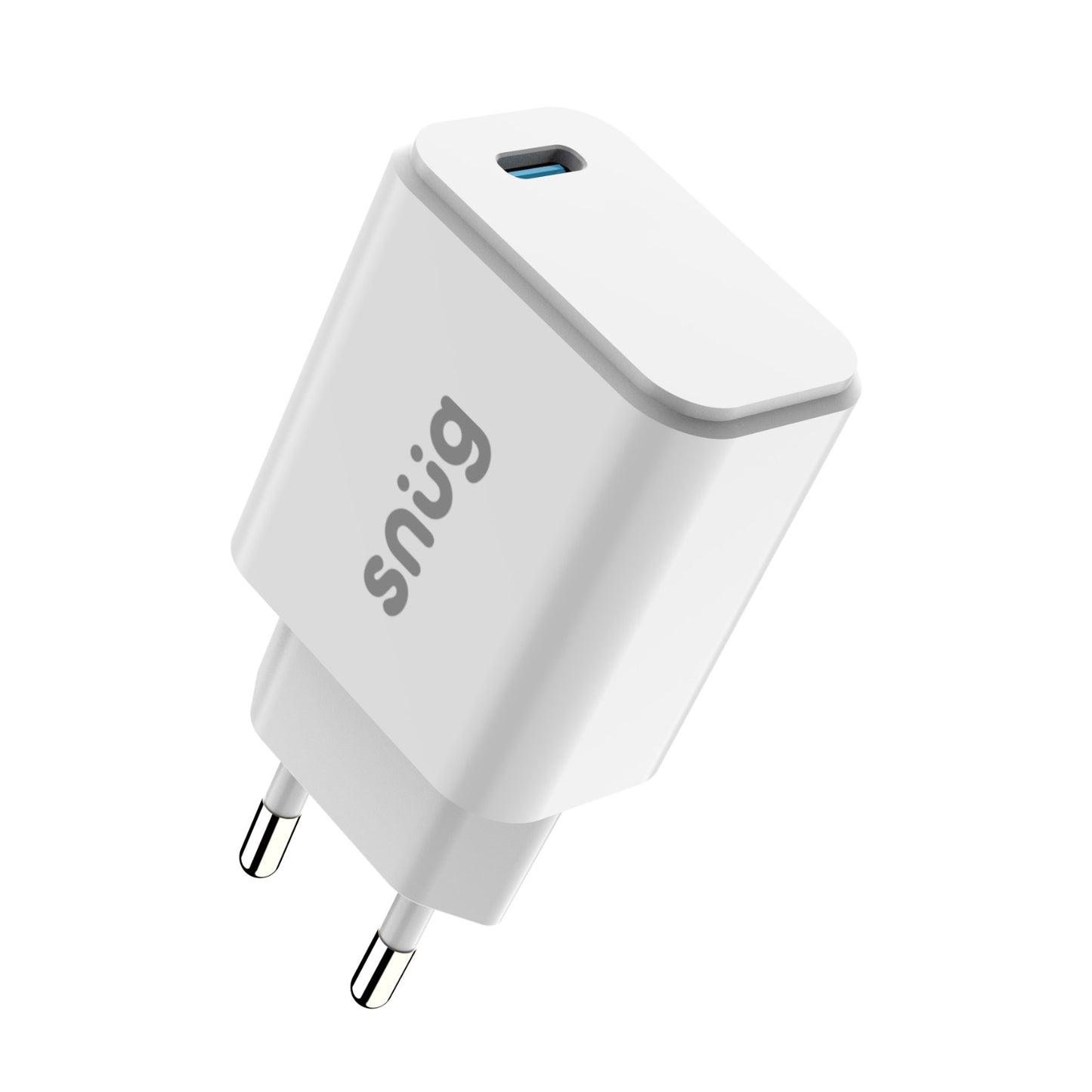 Snug 1 Port Mini PD Home Charger – 25W – White