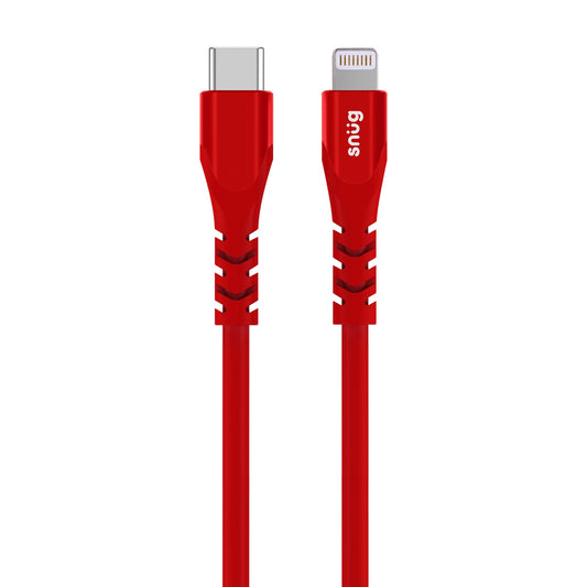 Snug Type-C To MFI Lightning Silicone Cable – 1.2 Metre
