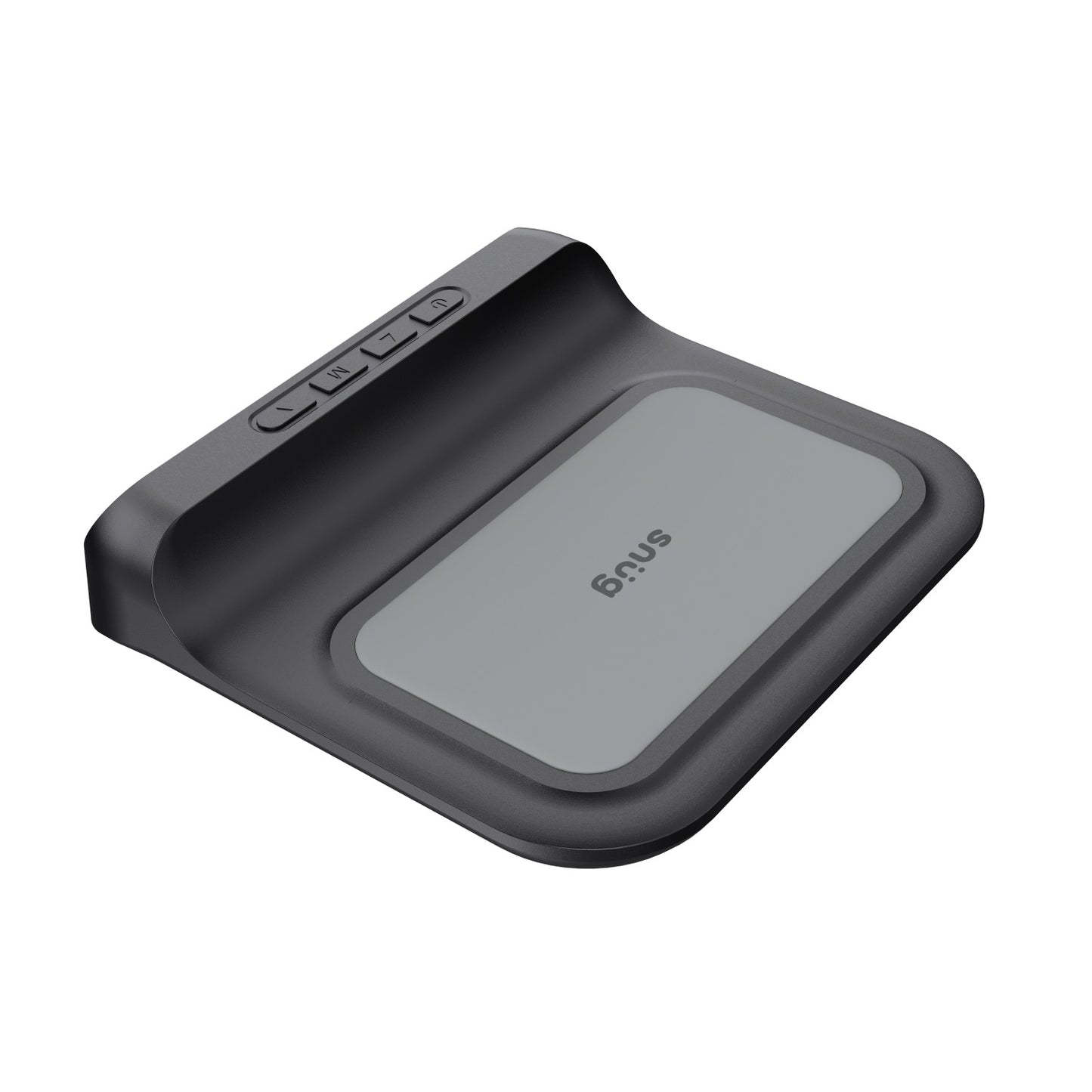 Snug Wireless Pad Charger With Clock 15W – Black