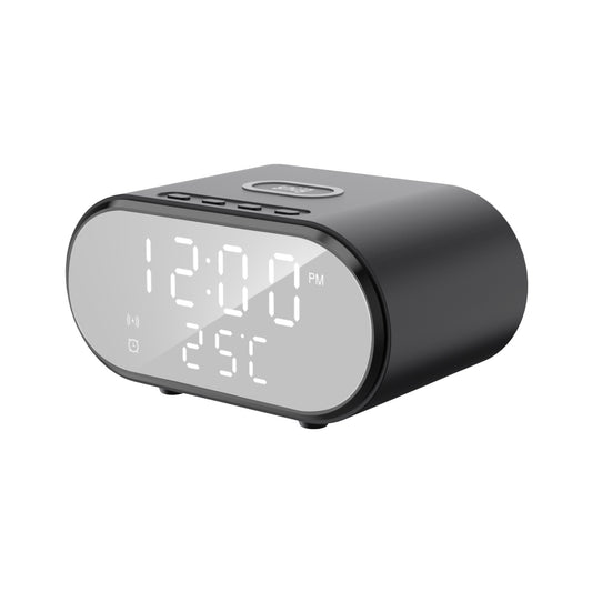 Snug Wireless Charger With Clock 15W – Black