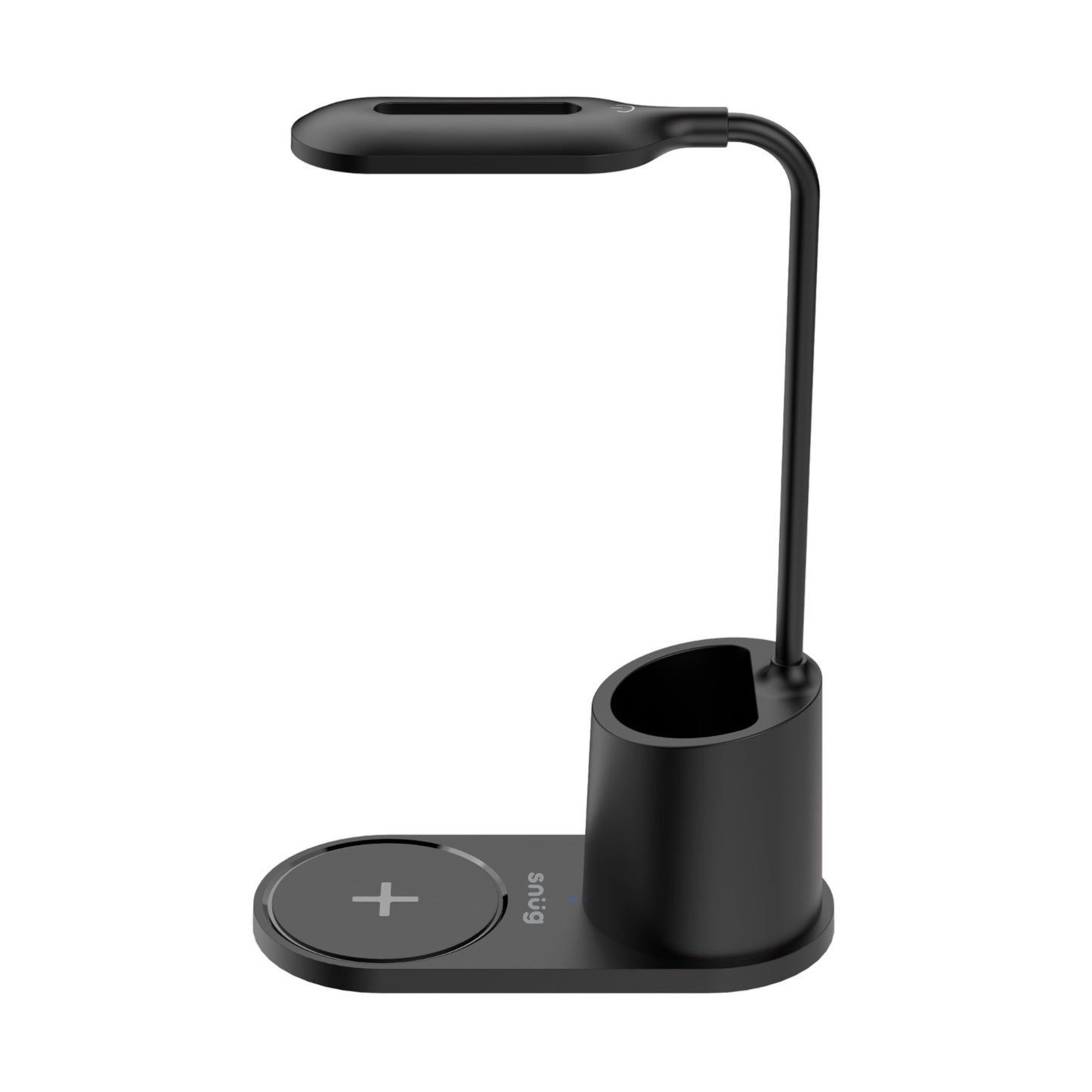 Snug LED Wireless Charger Pad With Pen Holder 15W – Black