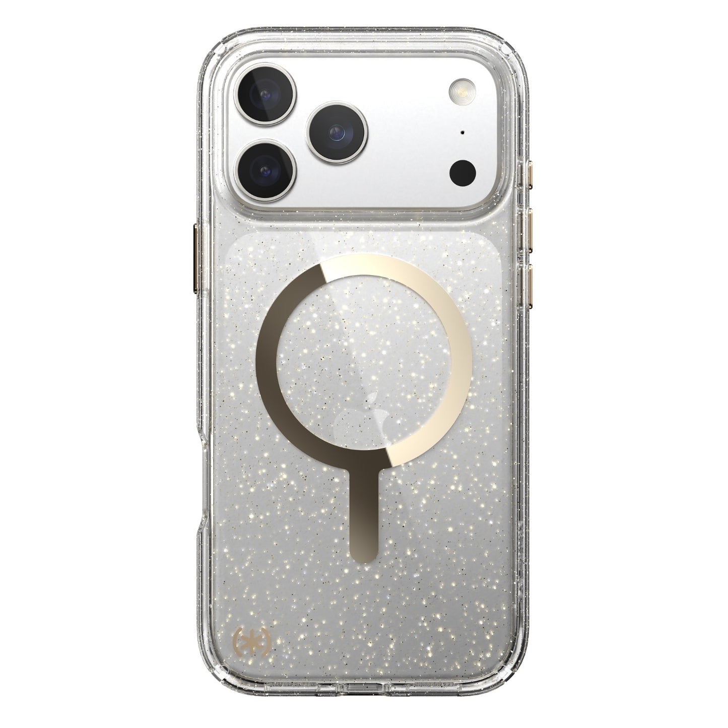 Speck Presidio Lux MagSafe Case – Apple iPhone 17 Pro Max – Gold Glitter