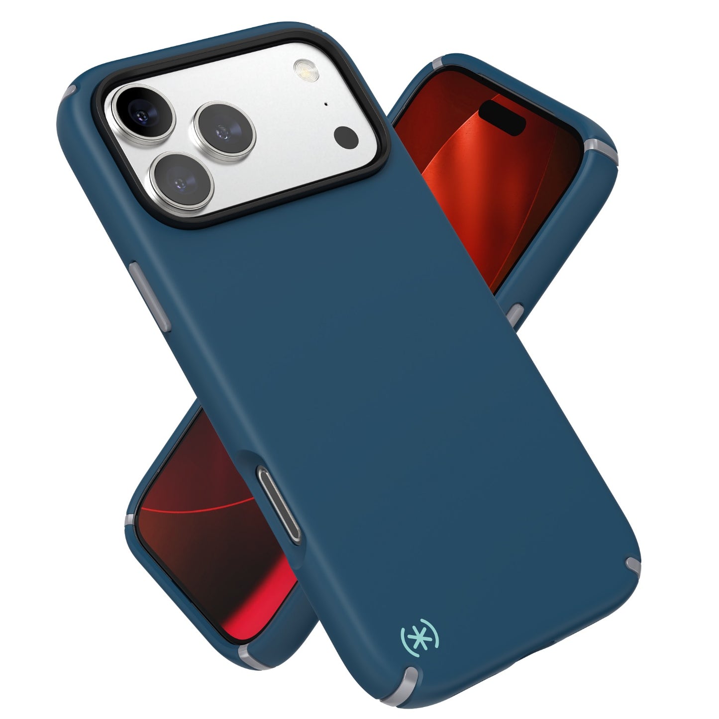 Speck Presidio2 Pro MagSafe Case – Apple iPhone 17 Pro Max – Blue & Silver