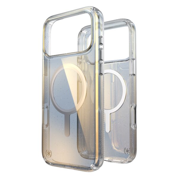 Speck Presidio Lux MagSafe Case – Apple iPhone 17 Pro Max – Silver Glitter