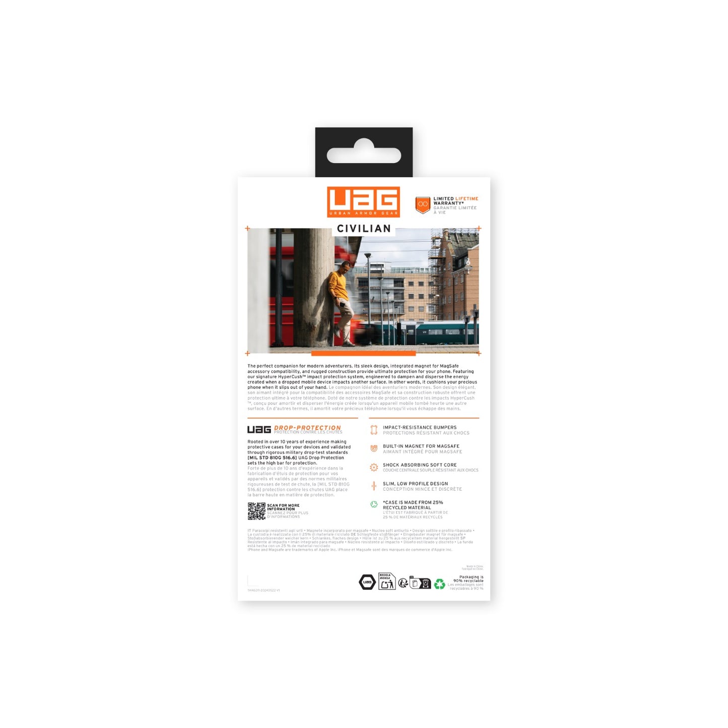 UAG Civilian Magsafe Case – Apple iPhone 17 Pro Max – Black